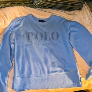 Women's RL Polo Sweatshirt Light Blue